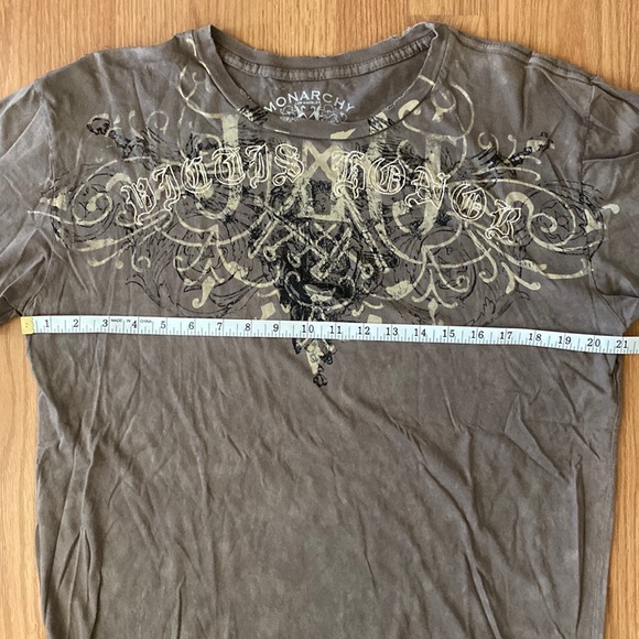 ❤️ Monarchy Los Angeles Distressed Tee Graphic Size XL - Picture 5 of 8